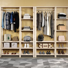 Arara Dupla Decorativa  Kit C/ Duas Organizadora 6 Prateleira