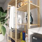 Arara Dupla Estante Organizadora Para Quarto Closet Decorativa