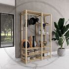 Arara Dupla Estante Organizadora Para Quarto Closet Decorativa