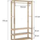 Arara Estante Quarto Closet