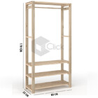 Arara Madeira 3s Organizador Decoração