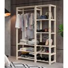 Arara Madeira 6s Organizador Roupas Livros Dupla