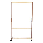 Arara Para Roupas Cabideiro Com Sapateira Mdf Preto E Pinus