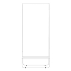 Arara para Roupas com Sapateira 170x67,8x23,2cm Branca Quebec Brasforma