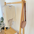 Arara Para Roupas Slim Gr Em Madeira - Mel