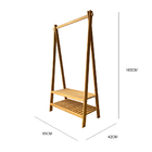 Arara Para Roupas Slim Gr Em Madeira Mel - Mel