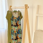 Arara Para Roupas Slim Gr Em Madeira - Natural