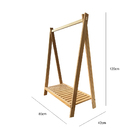 Arara Para Roupas Slim Pq 120a X 85l X 44p Em Madeira De Pinu