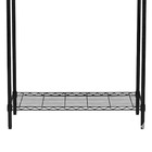 Arara Regulvel 180x45x90cm 3 Nveis Preta Kian