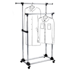 Arara Roupas Dupla Sapateira Cabideiro Guarda Roupa Inox Regu