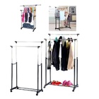 Arara Roupas Dupla Sapateira Cabideiro Guarda Roupa Inox Regu