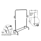 Arara Sapateira Cabideiro Organizador De Roupa Calçado Suport