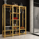 Arara Tripla Organizadora Decorativa Closet C/ 5 Prateleiras