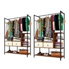 Araras De Roupas Industriais Jogo Potts Preto Canela Off White