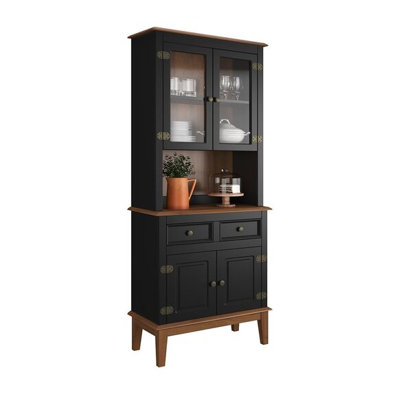 Arca E Oratório 4 Portas E 2 Gavetas - Madeira Maciça Preto