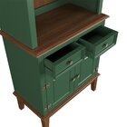 Arca E Oratório 4 Portas E 2 Gavetas - Madeira Maciça Verde