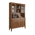 Arca E Oratório 5 Portas - Madeira Maciça Amêndoa