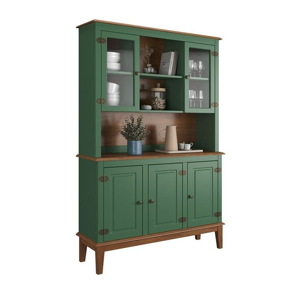 Arca E Oratório 5 Portas - Madeira Maciça Verde