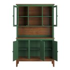 Arca E Oratório 5 Portas - Madeira Maciça Verde