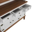 Arca E Oratório 6 Portas E 3 Gavetas - Madeira Maciça Branco