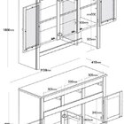 Arca E Oratório 6 Portas E 3 Gavetas - Madeira Maciça Off Whi