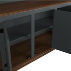 Arca E Oratório 6 Portas - Madeira Maciça Cinza