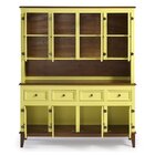 Arca E Oratório 8 Portas E 4 Gavetas - Madeira Maciça Amarelo