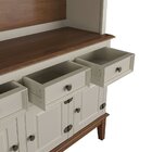 Arca E Oratório 8 Portas E 4 Gavetas - Madeira Maciça Off Whi