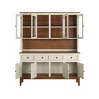 Arca E Oratório 8 Portas E 4 Gavetas - Madeira Maciça Off Whi