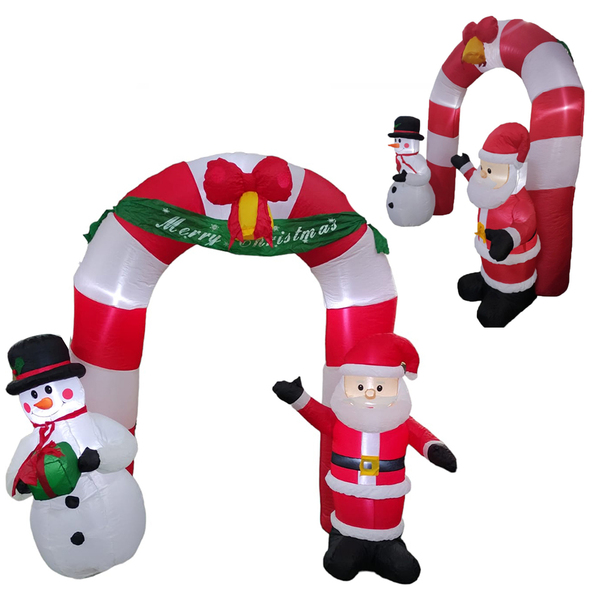 Arco Inflavel Natalino Portal Natal 2 Metros Porta Entrada Pa