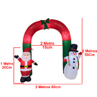 Arco Inflavel Portal Natalino Natal 2 Metros E 40cm Decoraçao