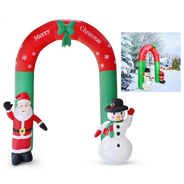 Arco Inflavel Portal Natalino Natal 2 Metros E 40cm Decoraçao