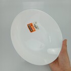 Arcopal Zelie Prato Fundo 4x20x20cm Vidro Temperado Branco 6pç