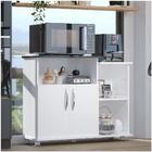 Área De Serviço Balcão 2 Portas Tampo Preto