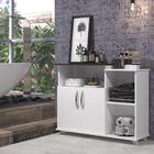 Área De Serviço Balcão 2 Portas Tampo Preto