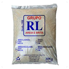 Areia Fina Lavada Saco 20kg RLAreia e Brita