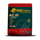 Argamassa ACIII Interno e Externo 20kg Cinza Standard Mg Massa