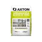 Argamassa Assenta e Rejunta Blocos de Vidro, Cobogós e Elementos Vazados Interno|Externo 20kg Branco Axton