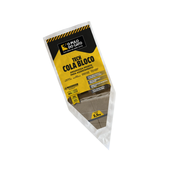 Argamassa Líquida Tech Cola Bloco 2,5kg - Assentar Tijolos Ce