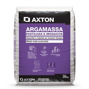 Argamassa Pastilhas E Mosaicos Interno E Externo Branco 20kg Axton Leroy Merlin