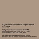 Argamassa Piscina Aut. Impermeável  Cor Avela 18kg
