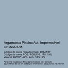 Argamassa Piscina Aut. Impermeável Cor Azul Ilha 1kg