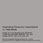Argamassa Piscina Aut. Impermeável Cor Cinza Níquel 1kg