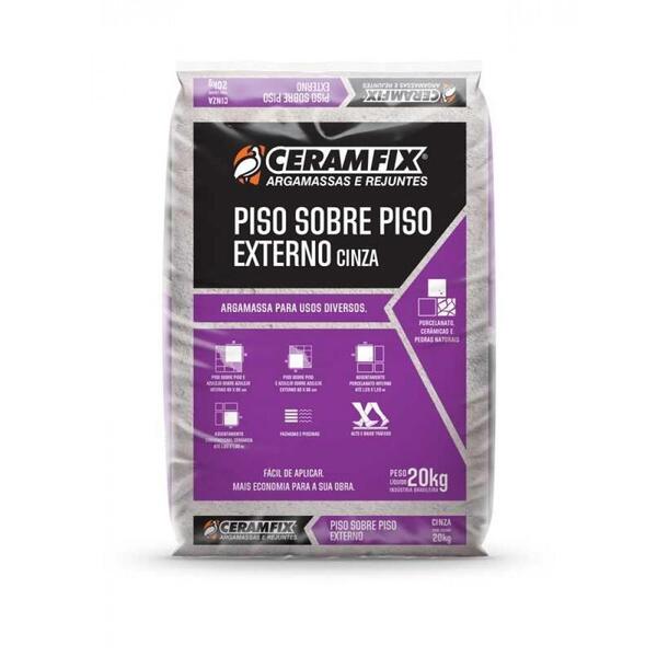 Argamassa Piso Sobre Piso Ceramfix 20kg Externa