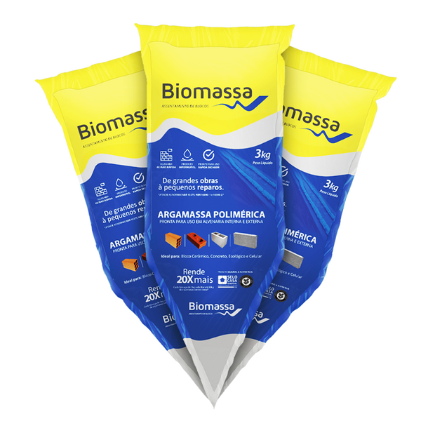 Argamassa Polimérica Biomassa para Blocos e Tijolos – Alta Ad