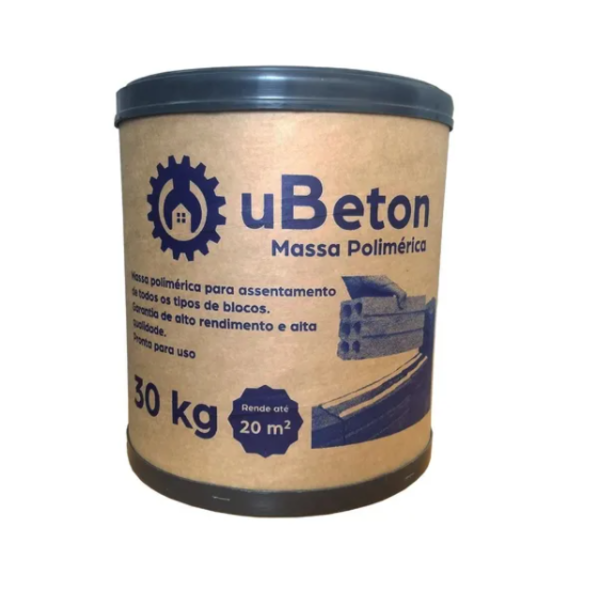 Argamassa Polimérica Cola Bloco/tijolo - Barrica 30kg - Ubeton
