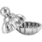 Argel Potiche Bomboniere 20x18x18cm Cerâmica Prata