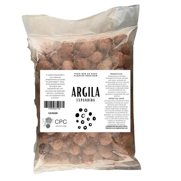 Argila Expandida Para Jardinagem E Decoração 20 Litros - 8 Kg