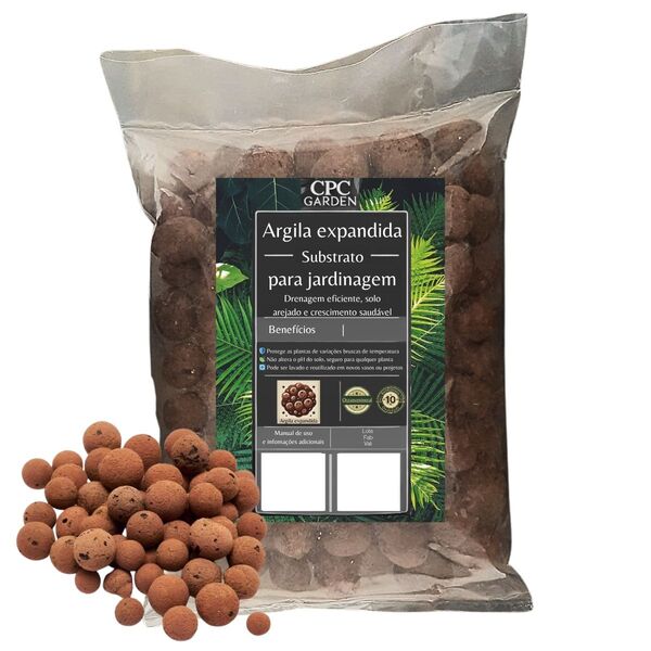 Argila Expandida Para Jardinagem e Decoração CPC Garden 3 Lit