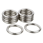 Argola Aço Prata 19mm 10 peças Couselo